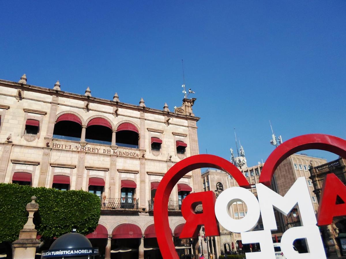 Virrey De Mendoza Hotel Morelia Bagian luar foto